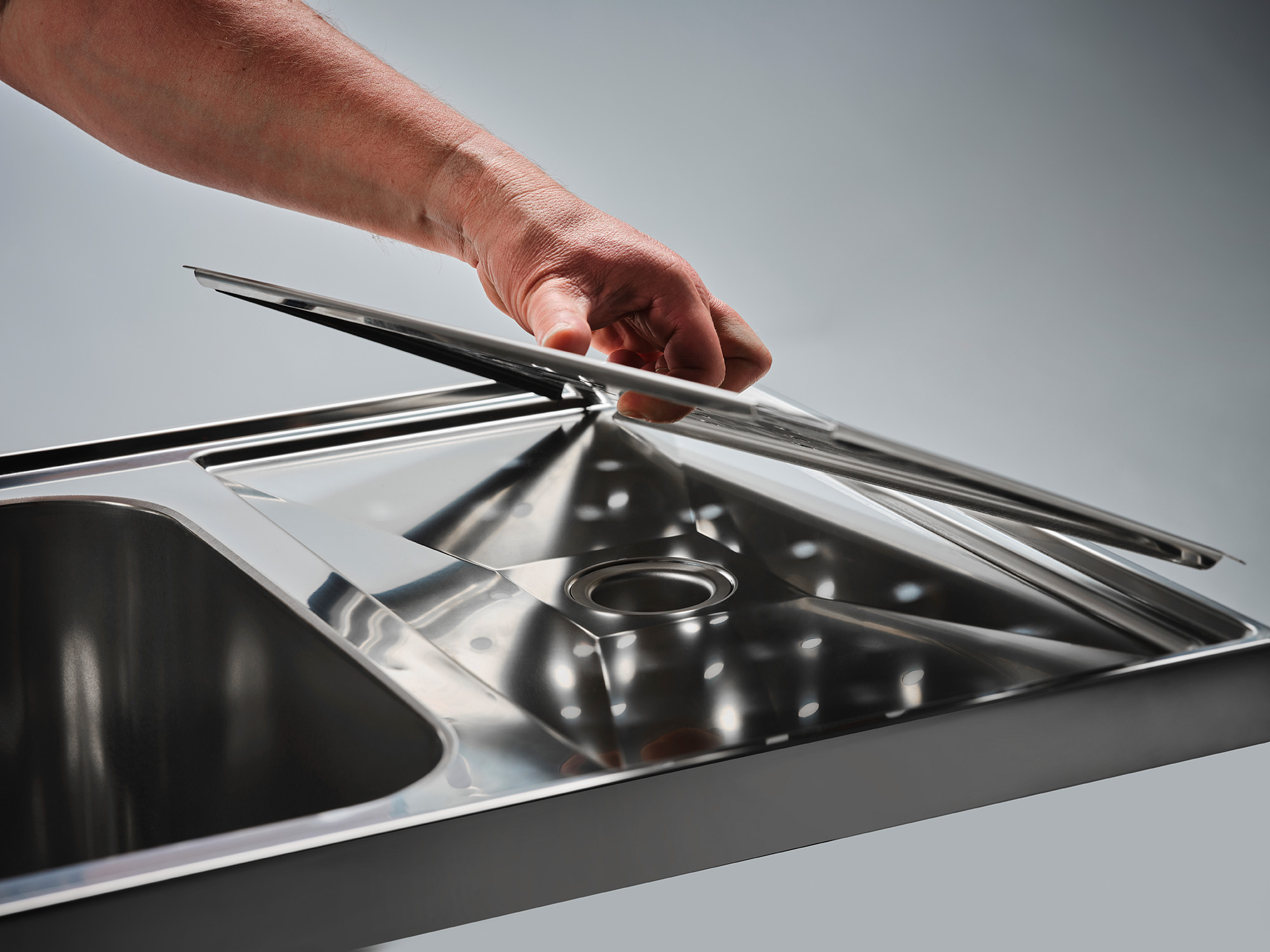Stainless steel bar tops