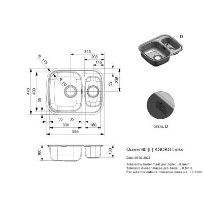 Queen 60 (L) KGOKG left